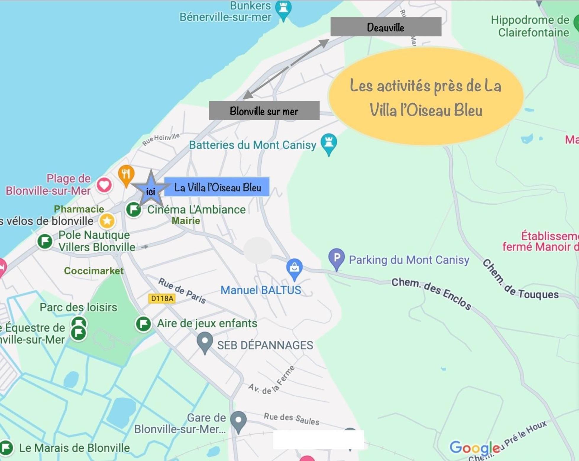La Villa L'Oiseau Bleu Proche De La Plage Et De Deauville !!! Awards 2025 Blonville-sur-Mer Exteriér fotografie
