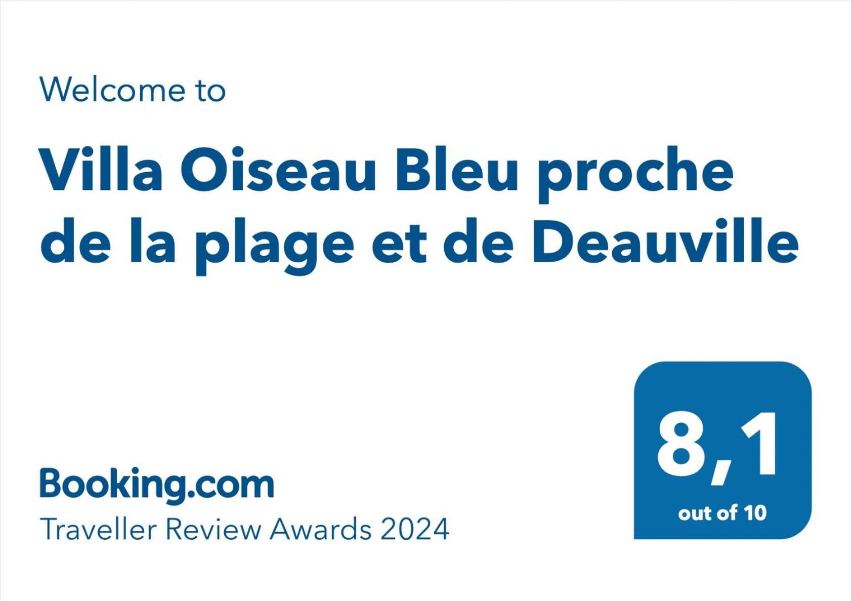 La Villa L'Oiseau Bleu Proche De La Plage Et De Deauville !!! Awards 2025 Blonville-sur-Mer Pokoj fotografie
